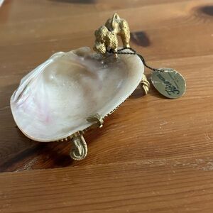 Vintage Florenza Sea Shell Trinket Dish